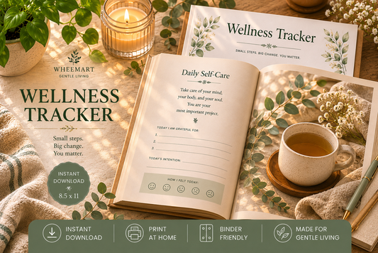 Wellness Tracker – Elegant Wellness & Habit Tracker Printable